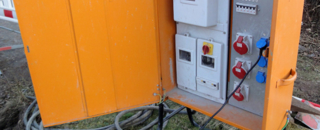 Baustrom bei Asalvo Elektrotechnik in Hamburg